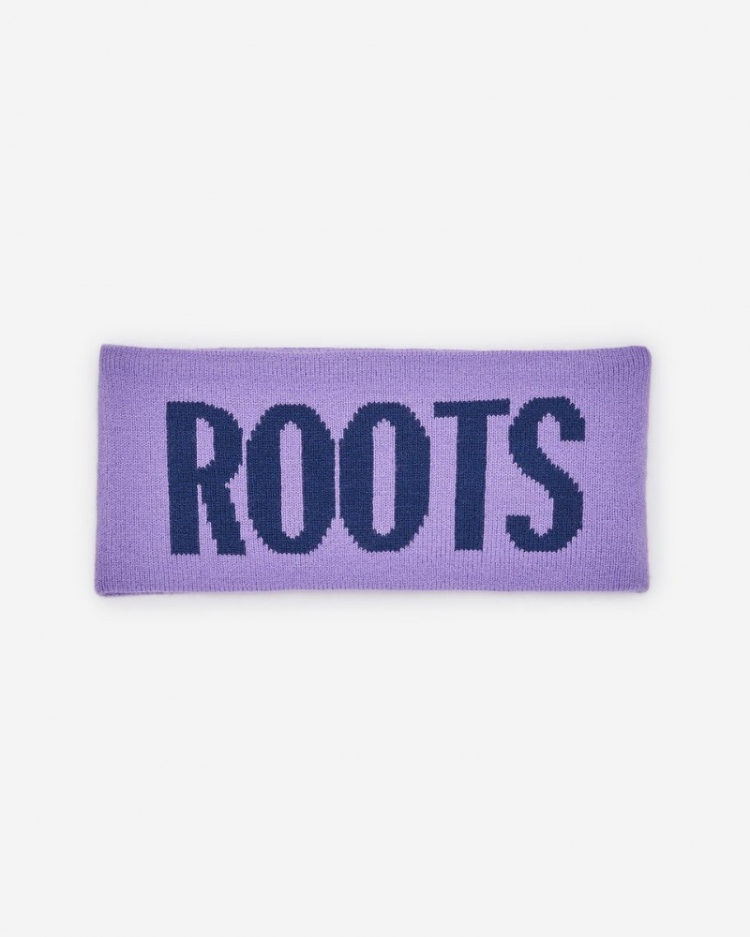 Roots Nordic Reversible Headband - PAISLEY PURPLE - Click Image to Close