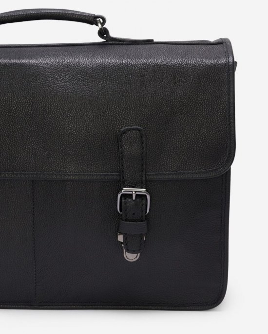 Roots The Original Briefcase Cervino - BLACK