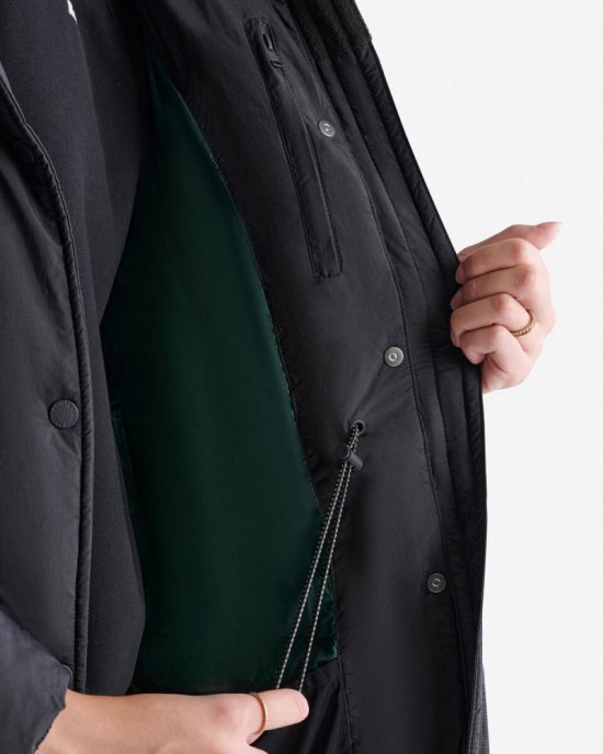 Roots Down Parka - BLACK