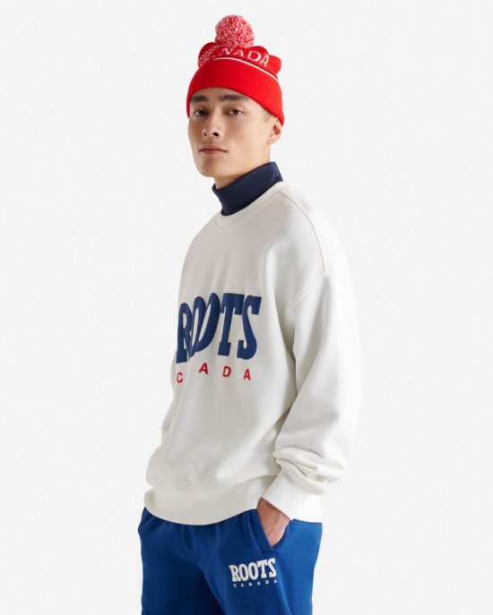 Roots Retro Crew - WHITE
