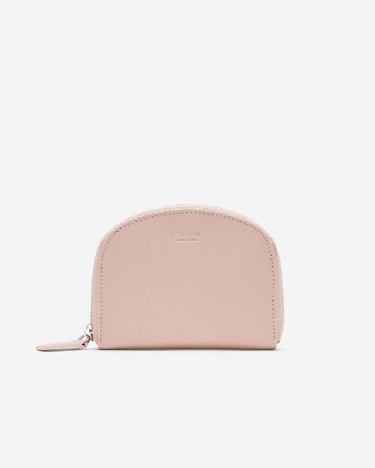 Roots Half Moon Wallet Cervino - POWDER PINK - Click Image to Close