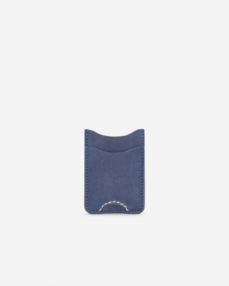 Roots Two Sided Card Holder Tribe - ROYAL BLUE - Click Image to Close