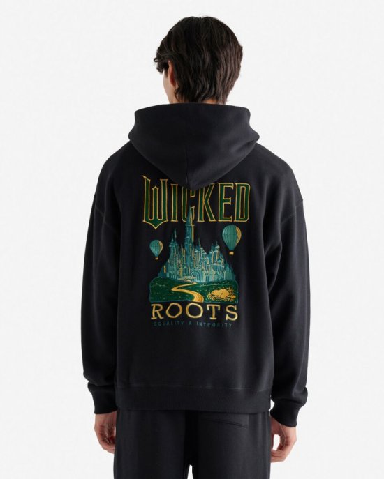 Roots X Wicked Relaxed Hoodie - BLACK