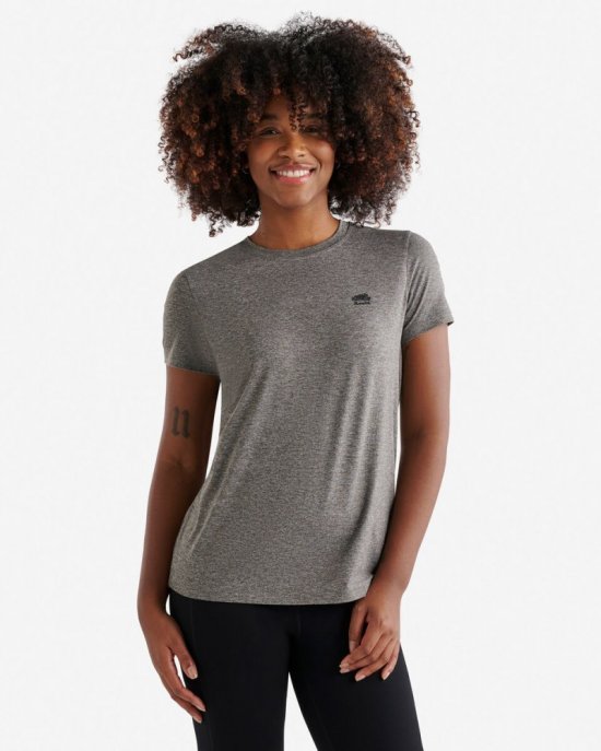 Roots Renew Knit Short Sleeve Top - SALT & PEPPER