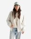 Roots Signature Varsity Jacket - IVORY/WHITE