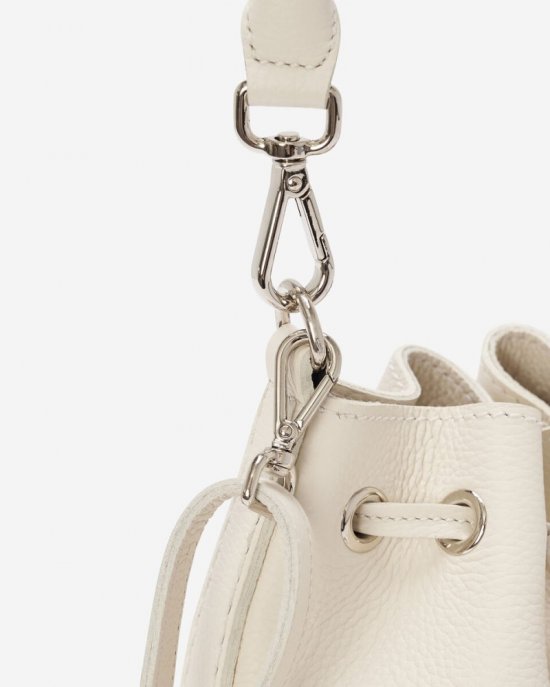 Roots Mini Bucket Bag 2.0 Cervino - IVORY/CAMEL