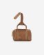 Roots Upcycle Banff Bag Charm Tribe - NATURAL