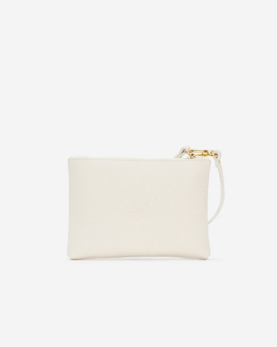 Roots Monogram Wristlet Ivory - X