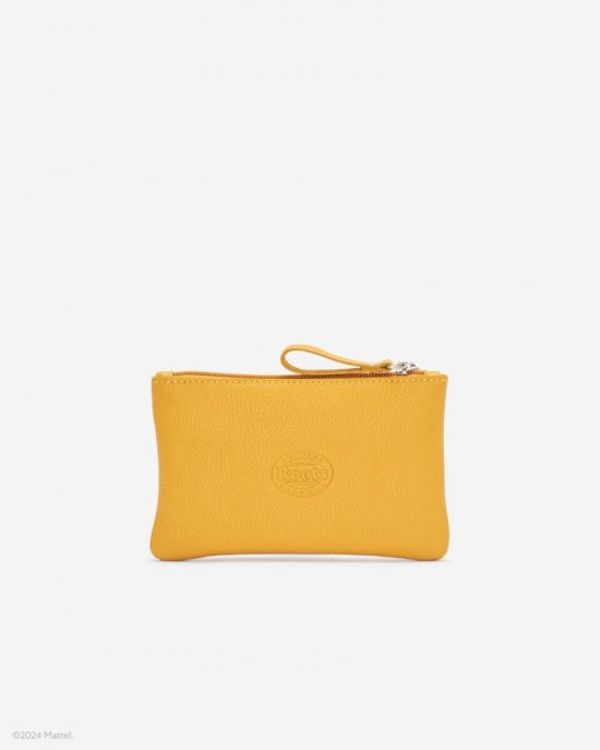 Roots Barbie™ X Roots Medium Zip Pouch - SUNFLOWER