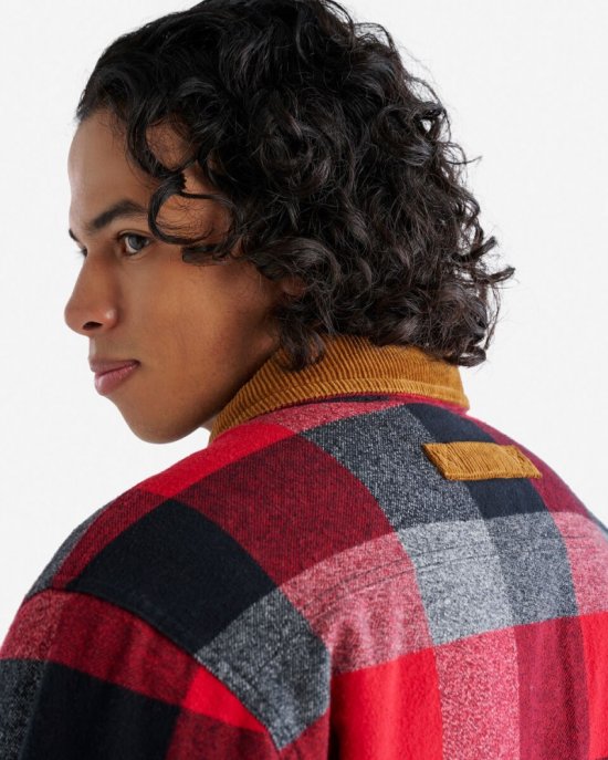 Roots Park Sherpa Lined Jacket - CABIN RED