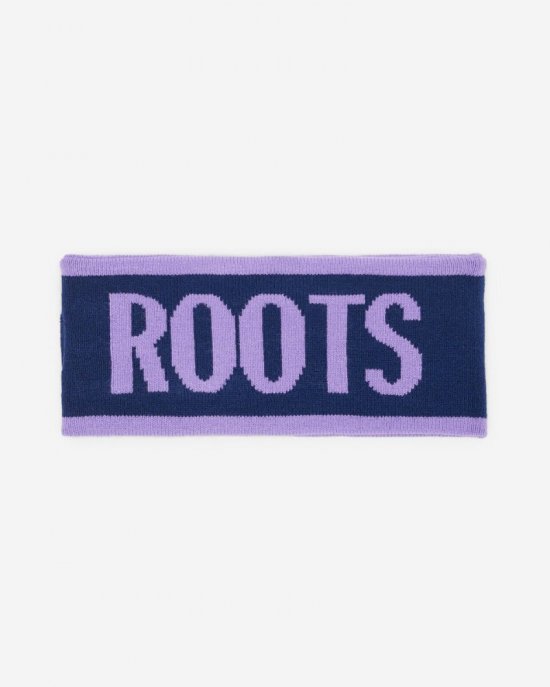 Roots Nordic Reversible Headband - PAISLEY PURPLE