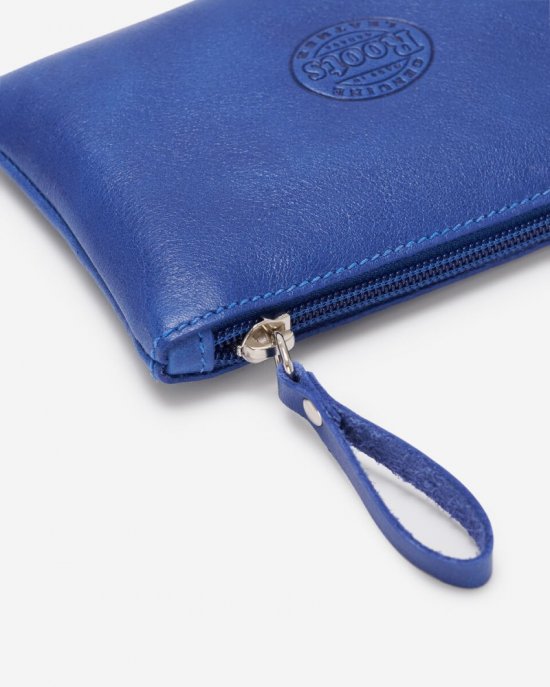 Roots Medium Zip Pouch Mirage - ROYAL BLUE