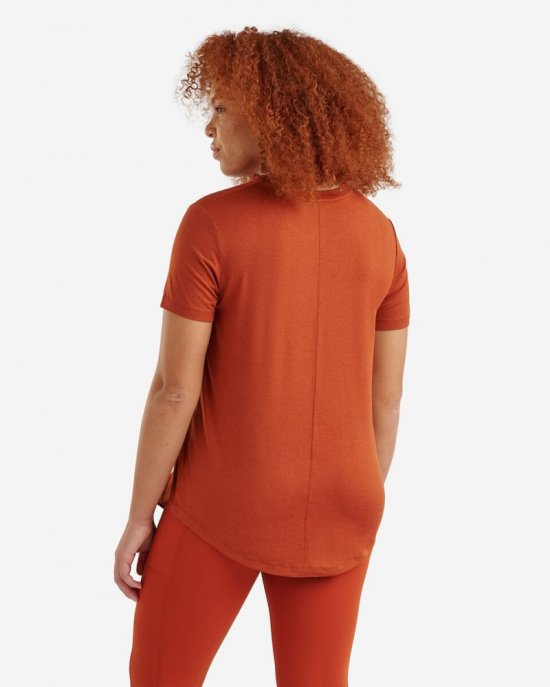 Roots Renew Short Sleeve Top - PAPRIKA ORANGE MIX