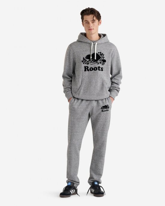 Roots Organic Original Kanga Hoodie - SALT & PEPPER