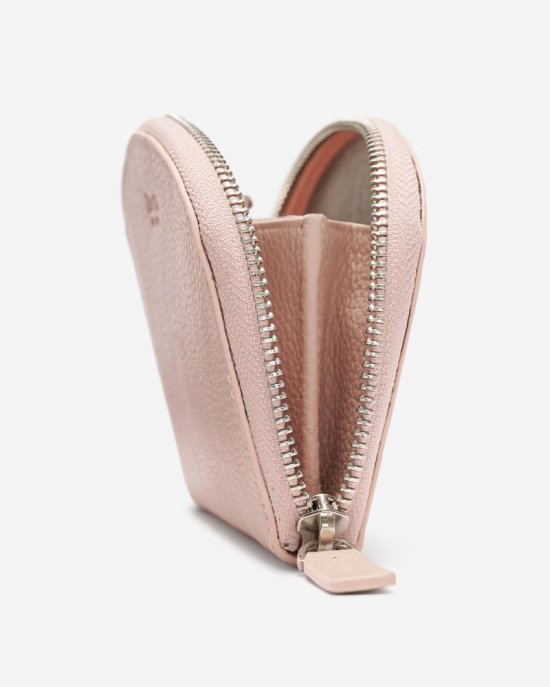 Roots Half Moon Wallet Cervino - POWDER PINK