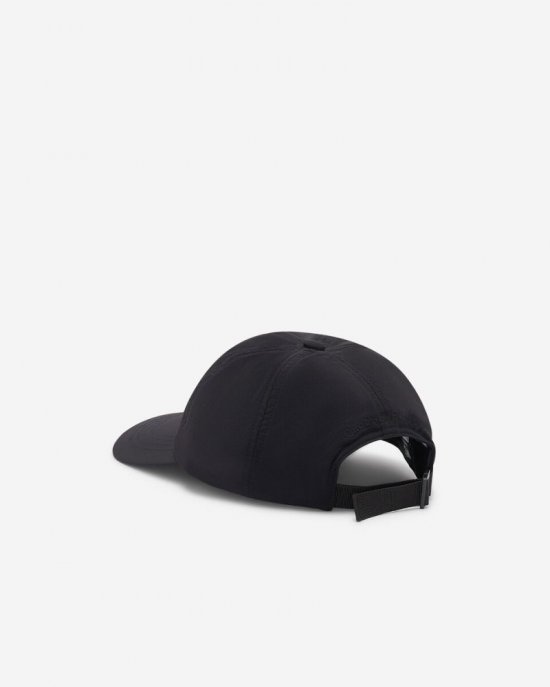 Roots Nylon Baseball Cap - BLACK
