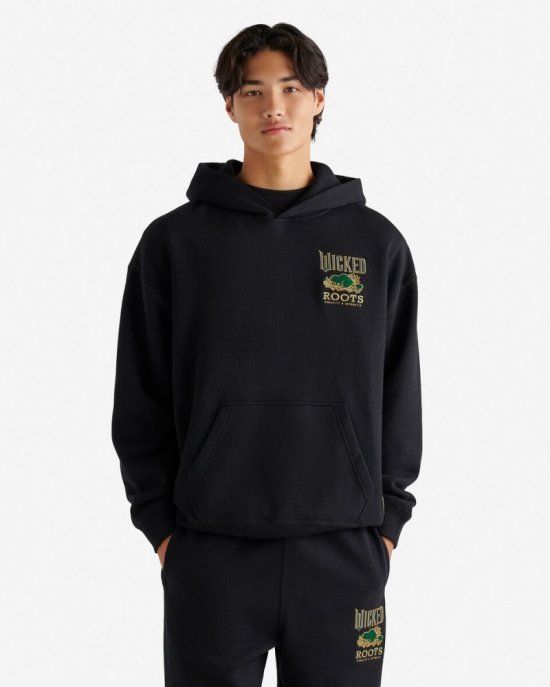 Roots X Wicked Relaxed Hoodie - BLACK
