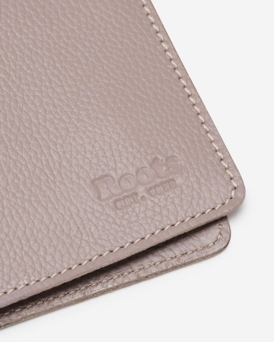 Roots Passport Card Cover Cervino - TAUPE/BLACK