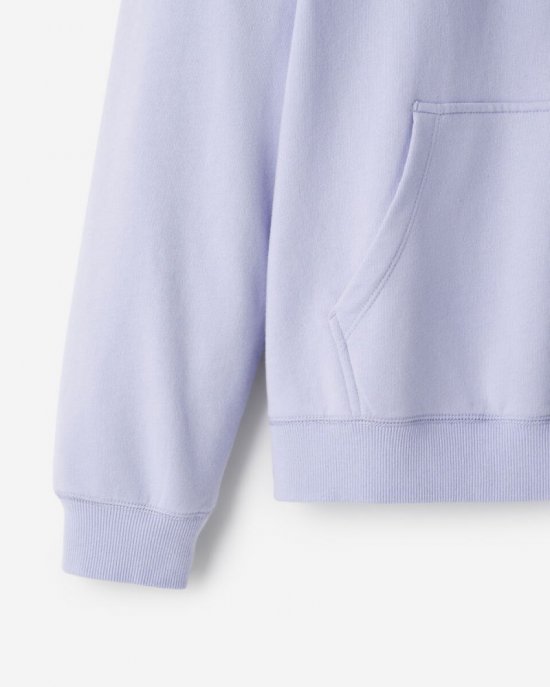 Roots Organic Cooper Relaxed Half Zip Stein - COSMIC SKY