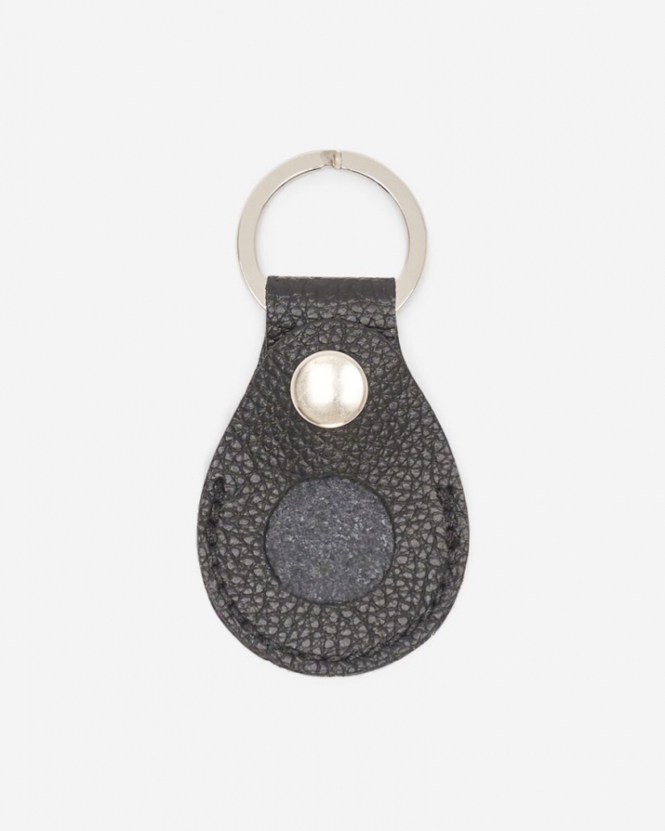 Roots Key Ring for Apple AirTag - BLACK - Click Image to Close