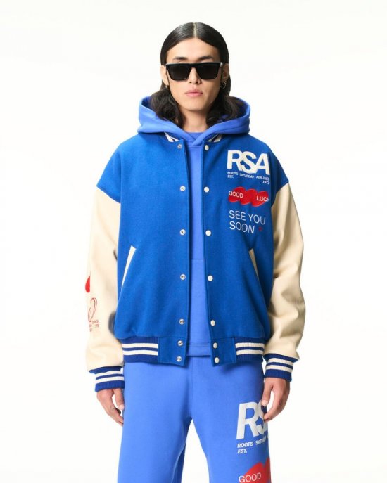 Roots X Mr. Saturday Varsity - ROYAL BLUE
