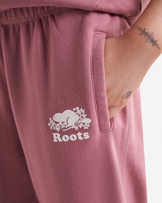 Roots Organic Easy Ankle Sweatpant - RETRO ROSE