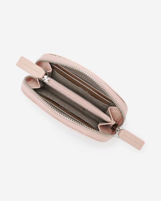 Roots Half Moon Wallet Cervino - POWDER PINK