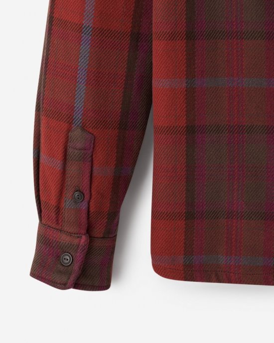 Roots Cypress Twill Shirt - ROSEWOOD RED