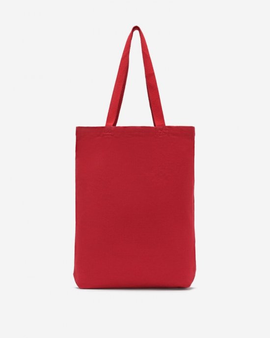 Roots Cooper Plaid Tote - CABIN RED