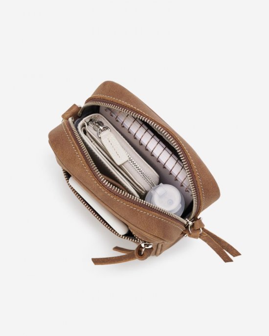 Roots Essential Crossbody Tribe - NATURAL