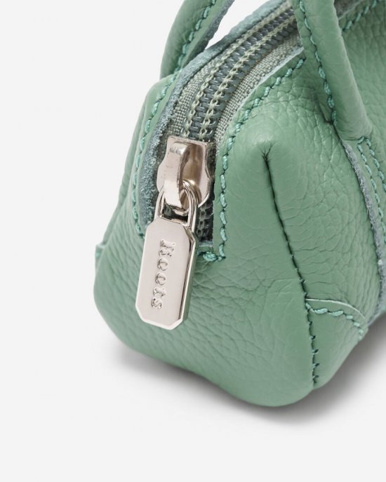 Roots Upcycle Banff Bag Charm Cervino - EUCALYPTUS GREEN