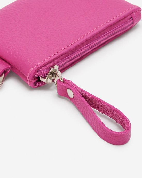 Roots Top Zip Pouch Cervino - PINK ORCHID