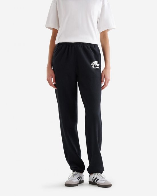 Roots Organic Original BF Sweatpant - BLACK/IVORY