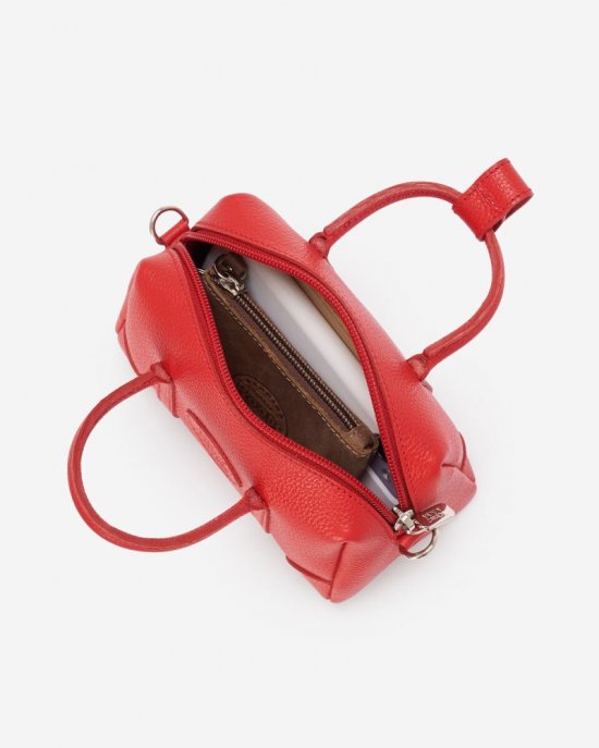 Roots Micro Banff Crossbody Cervino - RACING RED