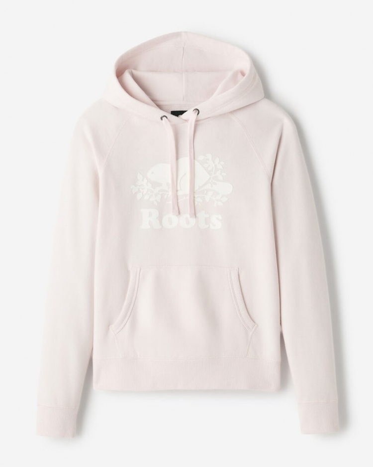 Roots Organic Original Kanga Hoodie - PINK PEARL - Click Image to Close