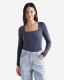 Roots Renew Long Sleeve Bodysuit - DUSTY BLUE Roots Renew Long Sleeve Bodysuit - DUSTY BLUE