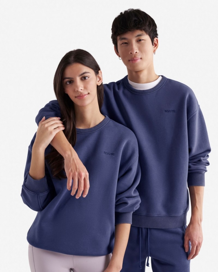 Roots One Crew - DARK DENIM - Click Image to Close