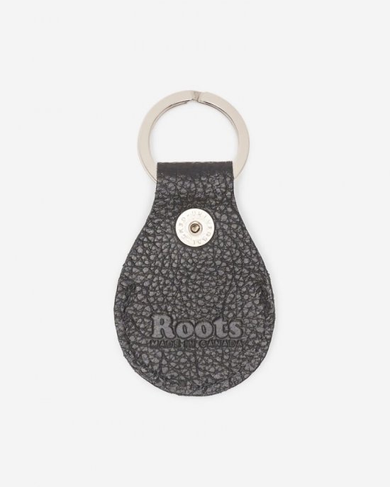 Roots Key Ring for Apple AirTag - BLACK