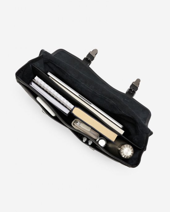 Roots The Original Briefcase Cervino - BLACK