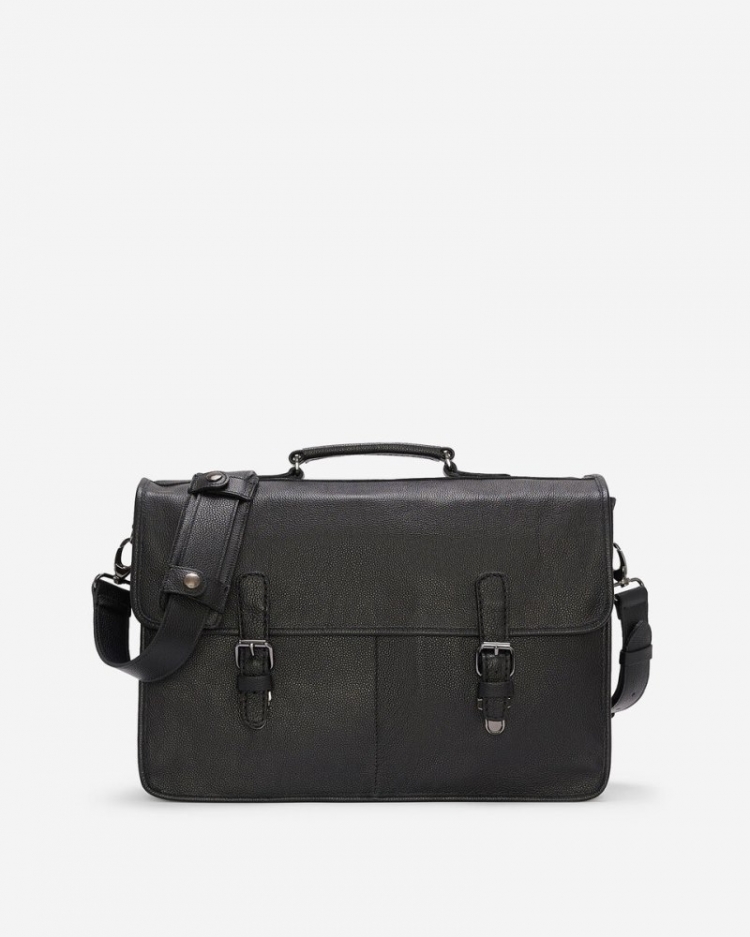Roots The Original Briefcase Cervino - BLACK - Click Image to Close