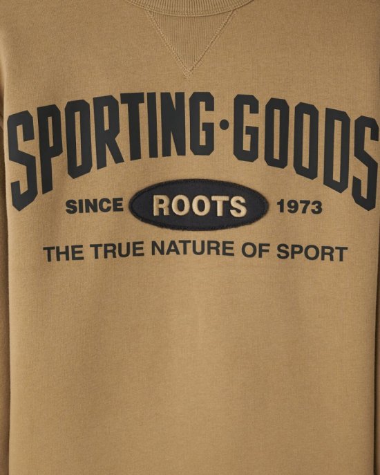 Roots Sporting Goods 99 Crew Sweatshirt - HAZELNUT CREAM