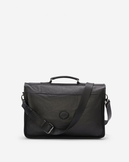 Roots The Original Briefcase Cervino - BLACK
