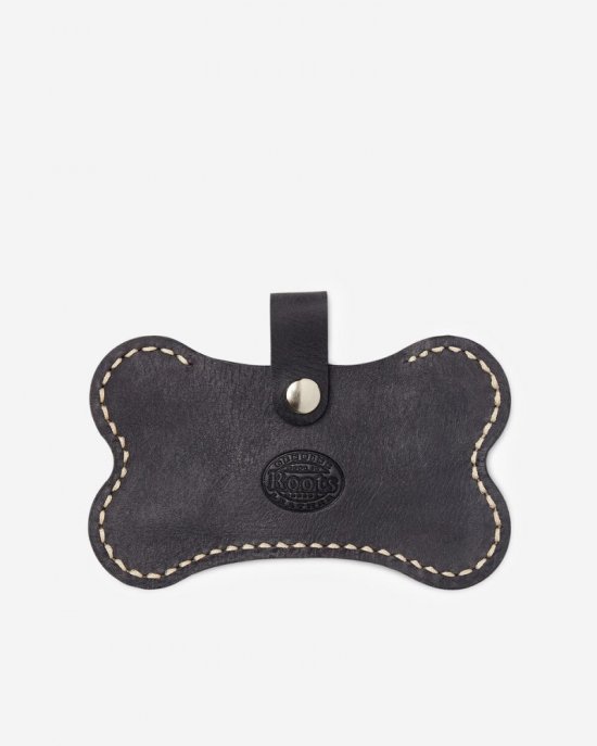 Roots Dog Waste Bag Holder - JET BLACK