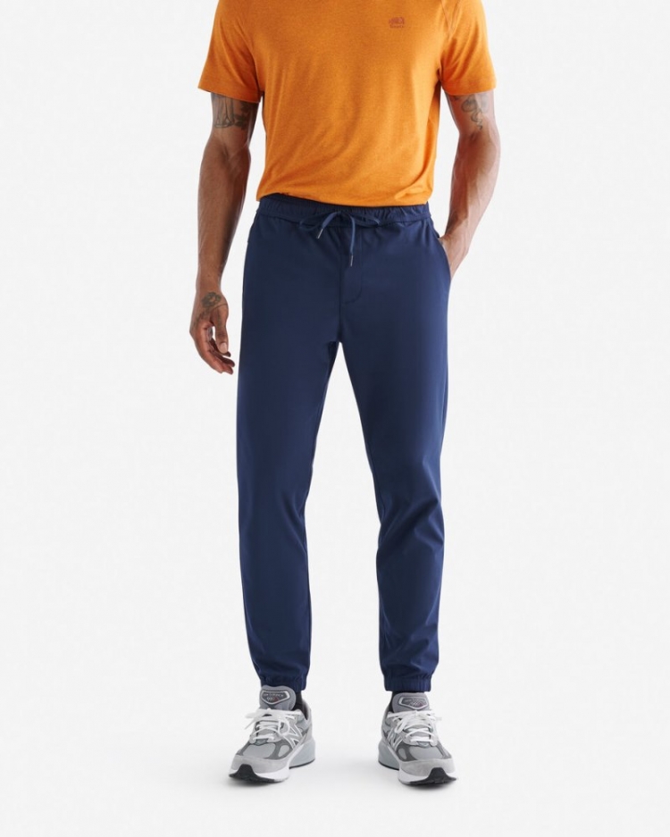 Roots Park Tech Jogger - NAVY BLAZER - Click Image to Close