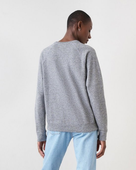 Roots Organic Original Crew Sweatshirt - SALT & PEPPER
