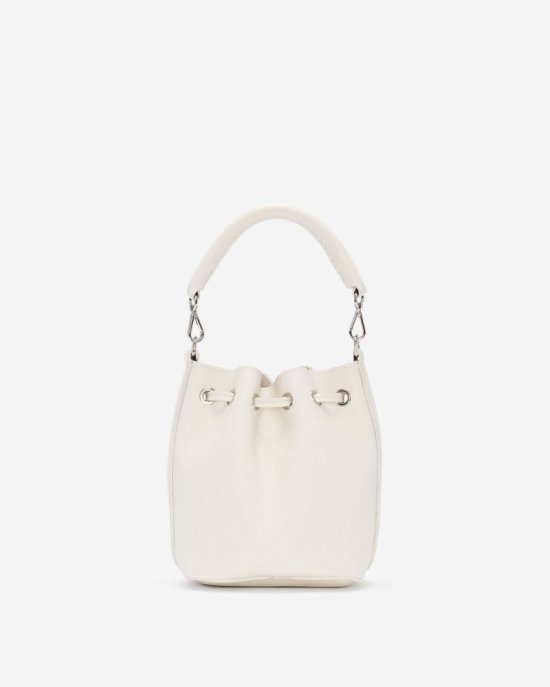 Roots Mini Bucket Bag 2.0 Cervino - IVORY/CAMEL