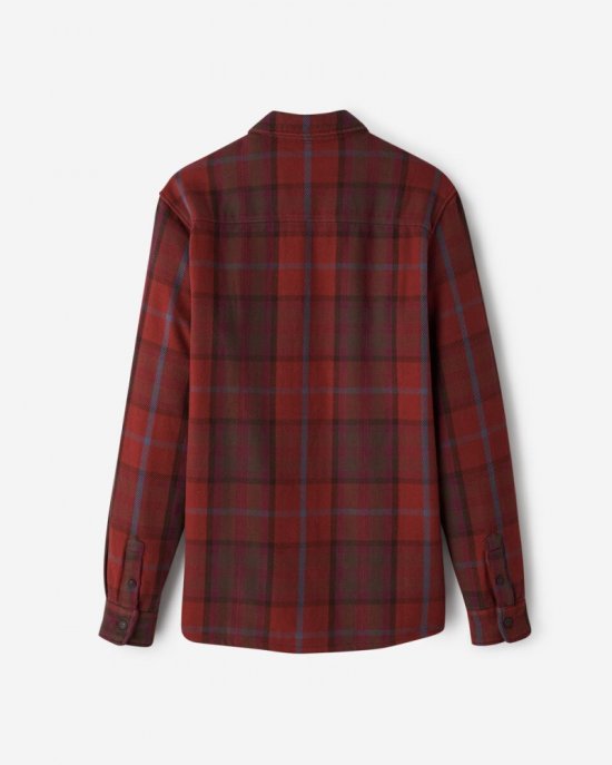 Roots Cypress Twill Shirt - ROSEWOOD RED