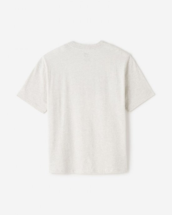 Roots Mens Ski Buddy Relaxed T-Shirt - WHITE MIX