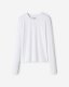 Roots Renew Fitted Long Sleeve Top - WHITE Roots Renew Fitted Long Sleeve Top - WHITE