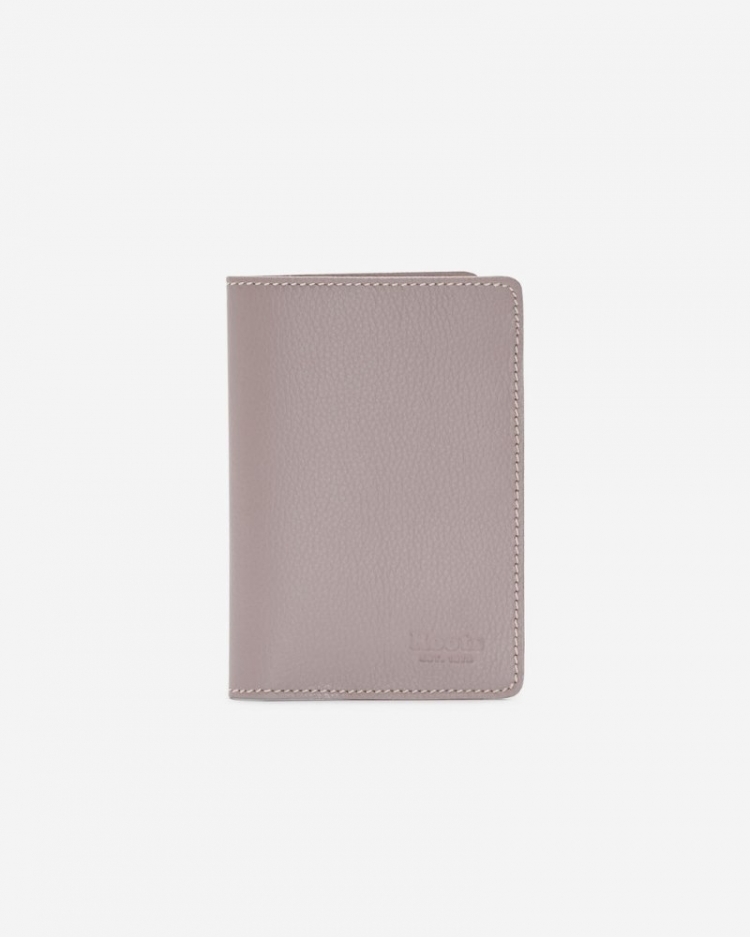 Roots Passport Card Cover Cervino - TAUPE/BLACK - Click Image to Close